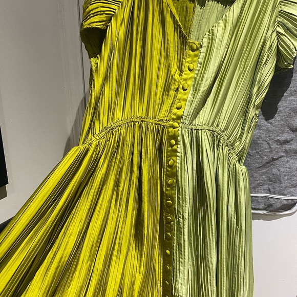 🛴Tamara Malas Pleated Silk “Penelope” Dress 🚦 - Picture 2 of 5